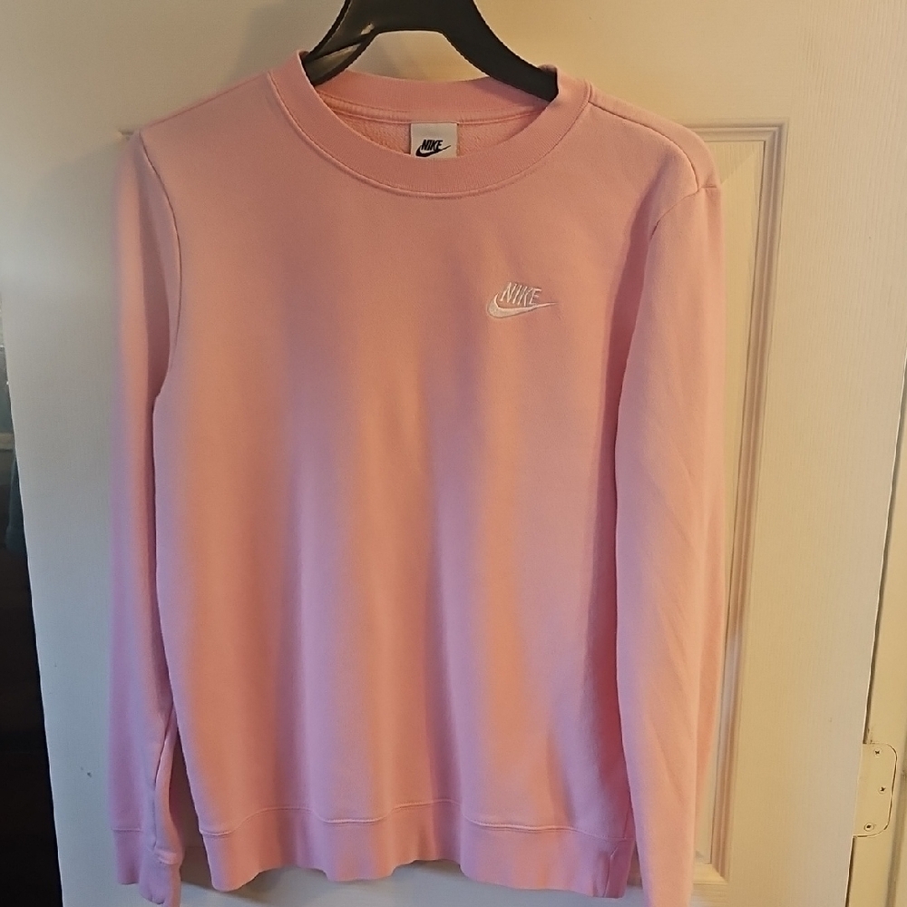 Nike Women's Pink Crewneck Sweater